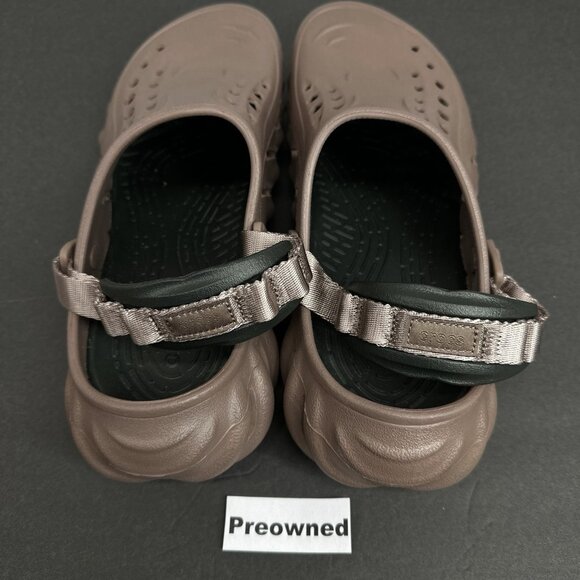 Crocs Echo Clog Truffle Men’s Slip On Sandal 207937-0LF Preowned main image 5